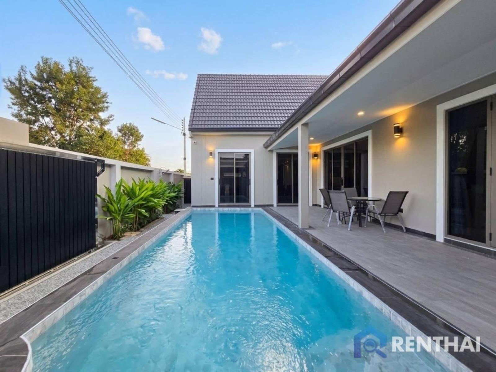 Nordic Park Pool Villas sits in the peaceful Map Prachan