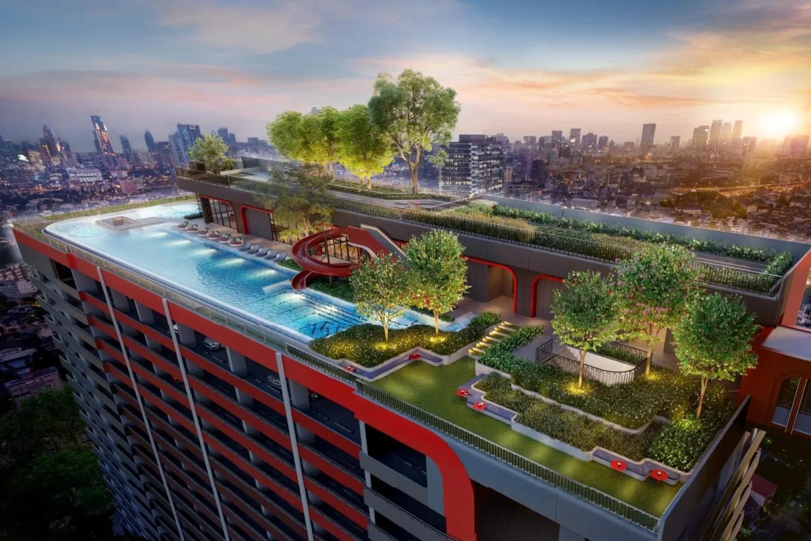 1 Bed 30 ตร.ม. ห้องตัวอย่าง Simplex ของโครงการ 750 ม. ถึง MRT ห้วยขวาง | Aspire Huai Khwang | 3.17 ล้านบาท – รูปที่ 3