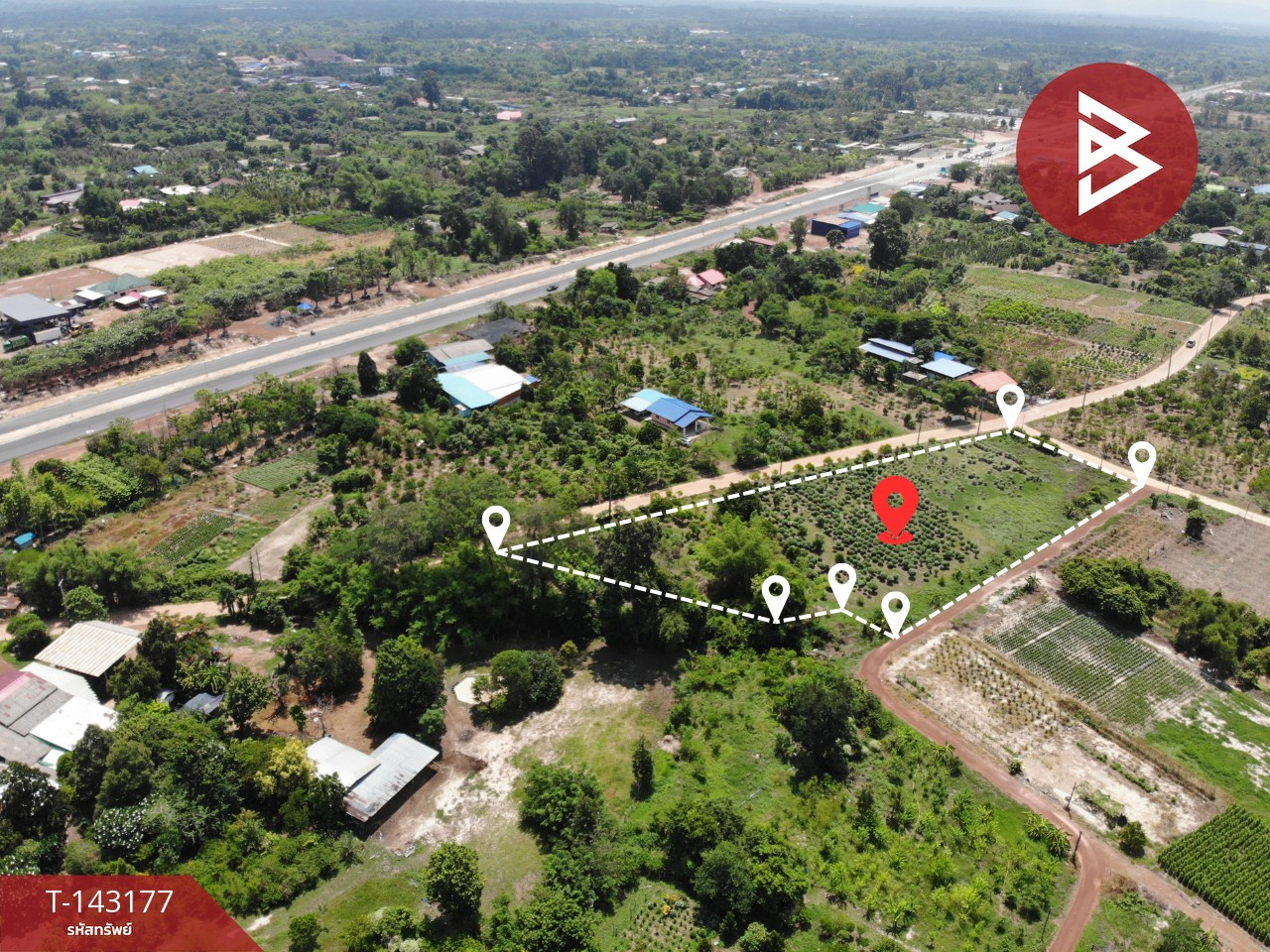 ขายที่ดิน เนื้อที่ 3 ไร่ 2 งาน 76.1 ตร.วา ดงขี้เหล็ก ปราจีนบุรี – รูปที่ 2