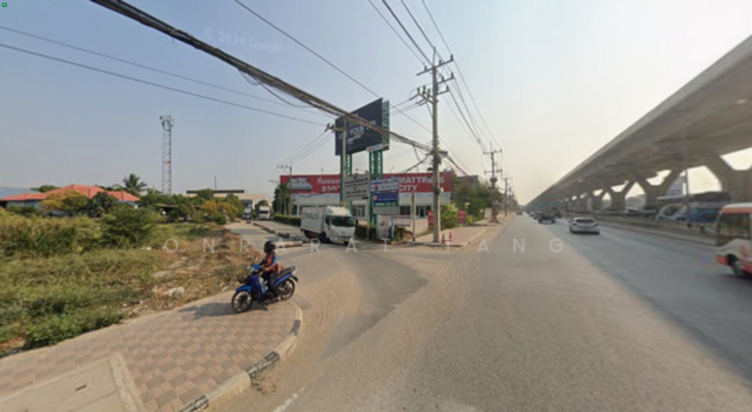 Land for rent next to Rama 2 Road, Km. 15, Bang Chuet Subdistrict.