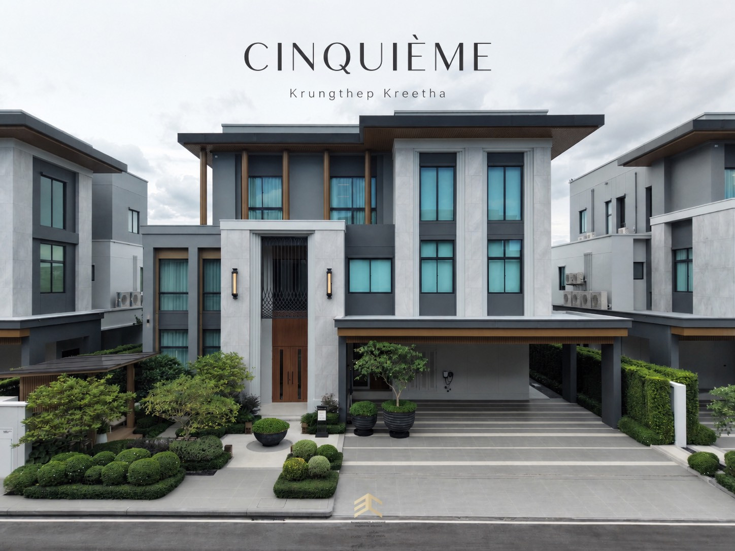 3-story luxury villa with emphasis on privacy: CINQUIÈME Krungthep Kreetha (Saeng Kiam Krungthep Kreetha) starting at 69.5 million baht. 3-story luxury villa with emphasis on privacy: CINQUIÈME Krungthep Kreetha (Saeng Kiam Krungthep Kreetha) starting at 69.5 million baht.