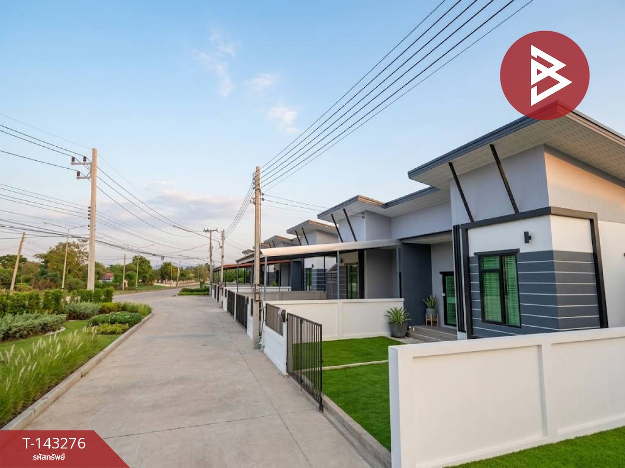 Single-storey semi-detached house for sale, area 36 sq m, Tha It, Uttaradit. – รูปที่ 3