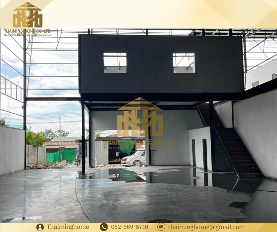 ปล่อยเช่าโกดังสร้างใหม่ ติดถนนใหญ่ ทำเลศักยภาพ สามารถทำหน้าร้านหรือโชว์รูมได้ เขตคลองสามวา กรุงเทพมหานคร (TW07-2526) – รูปที่ 4