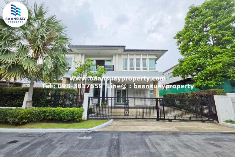 For rent, 2-story detached house, luxury project, Grand Bangkok Boulevard, Rama 9 - Srinakarin, Krungthep Kreetha Road. Next to Wellington College International School For rent, 2-story detached house, luxury project, Grand Bangkok Boulevard, Rama 9 - Srinakarin, Krungthep Kreetha Road. Next to Wellington College International School