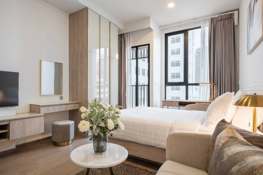 Minimal Room // Park Origin Phayathai Studio 24.5 Sqm Fullyfurnish 21,000- Minimal Room // Park Origin Phayathai Studio 24.5 Sqm Fullyfurnish 21,000-