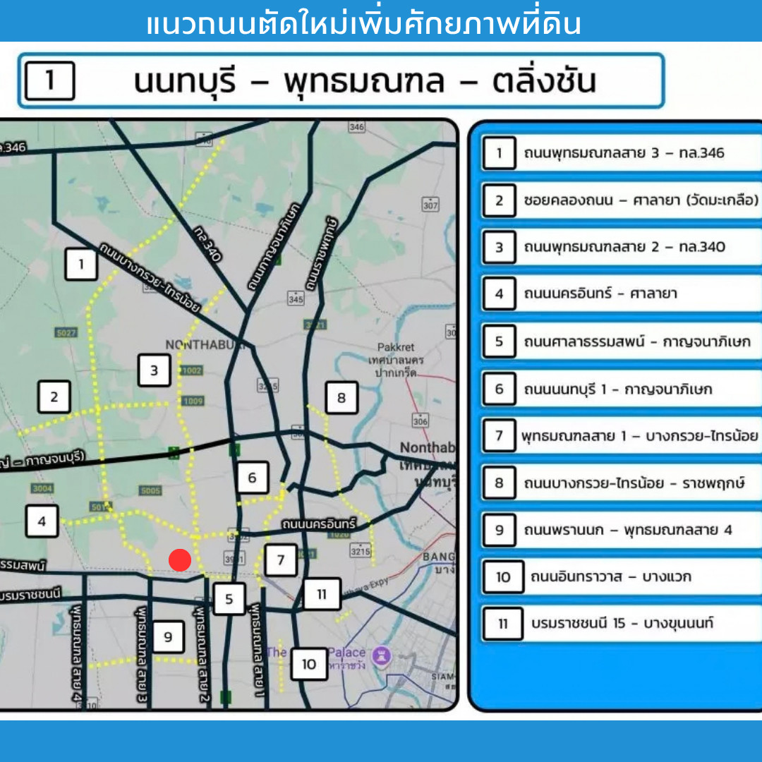 ขายที่ดินถ.ศรีประวัติ เหมาะทั้งลงทุนและอยู่เอง ติดถนนใหญ่ ใกล้ทางด่วนประจิมรัถยา – รูปที่ 2