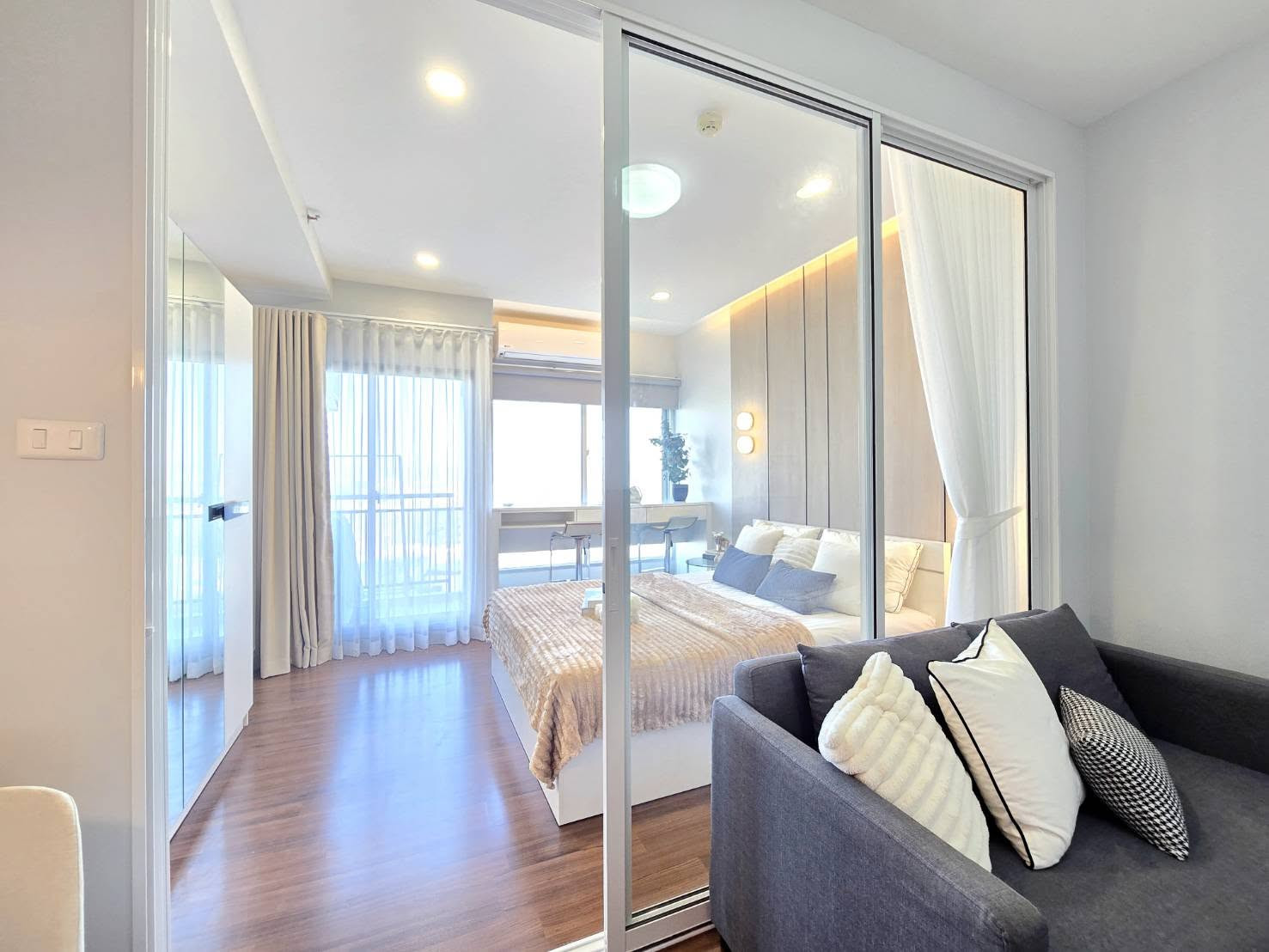 Supalai Monte 2, renovated unit with separate bedroom, fully furnished, opposite Central Festival Chiang Mai. – รูปที่ 3