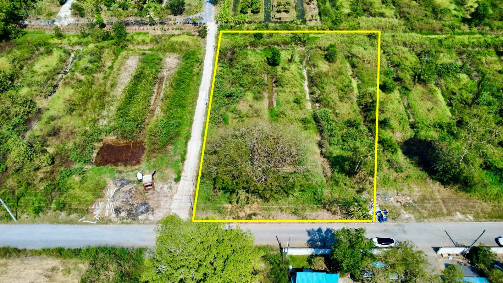 Urgent sale, beautiful land 2 rai, next to Wat Pa Charoen Rat, Lam Luk Ka. – รูปที่ 2