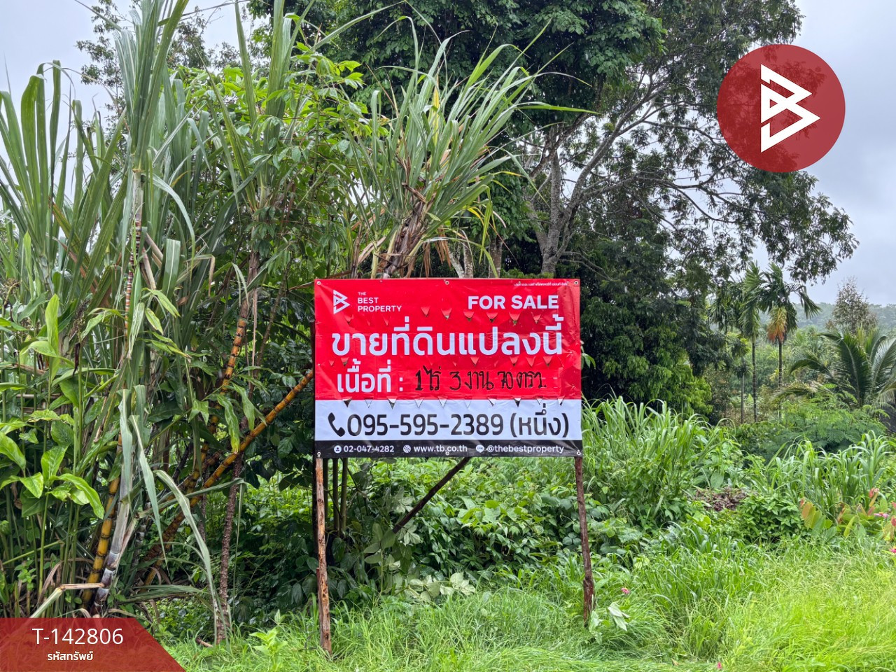  ขายที่ดิน เนื้อที่ 1 ไร่ 3 งาน 70 ตารางวา ทับไทร จันทบุรี ทำเลดีติดถนน – รูปที่ 2
