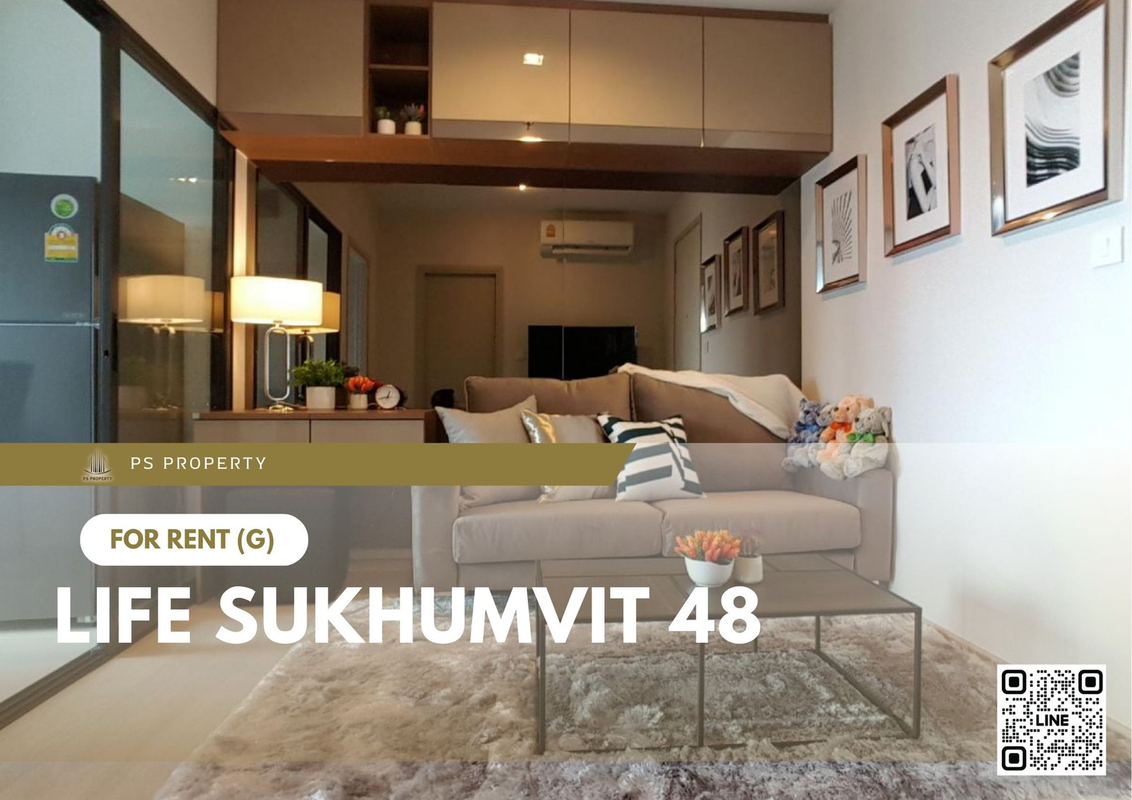 ให้เช่า 🔥 Life Sukhumvit 48 🔥 ใกล้ BTS พระโขนง เฟอร์นิเจอร์ และ เครื่องใช้ไฟฟ้าครบ 