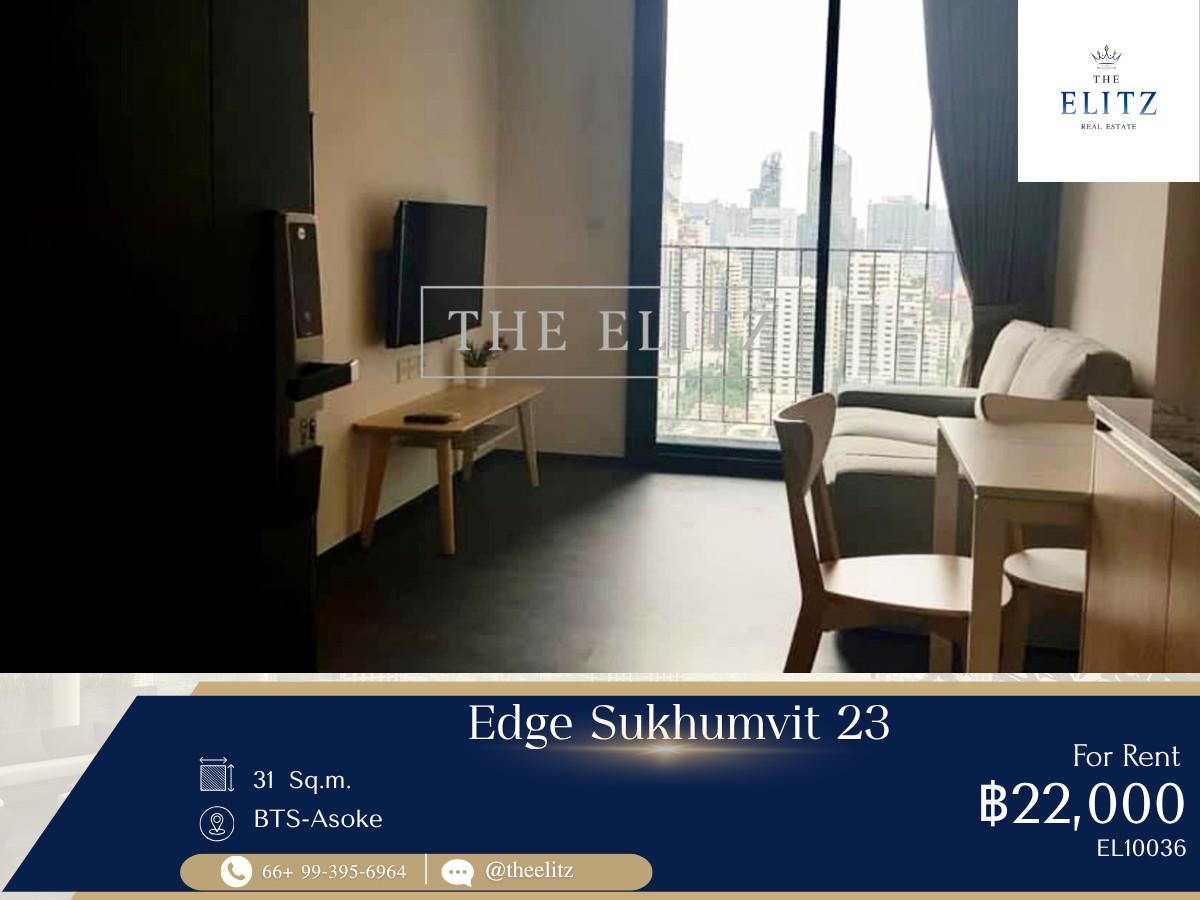 ✨The Ultimate Asoke Lifestyle | Stylish Luxury Condo for Rent, Steps away from BTS & MRT Interchange✨