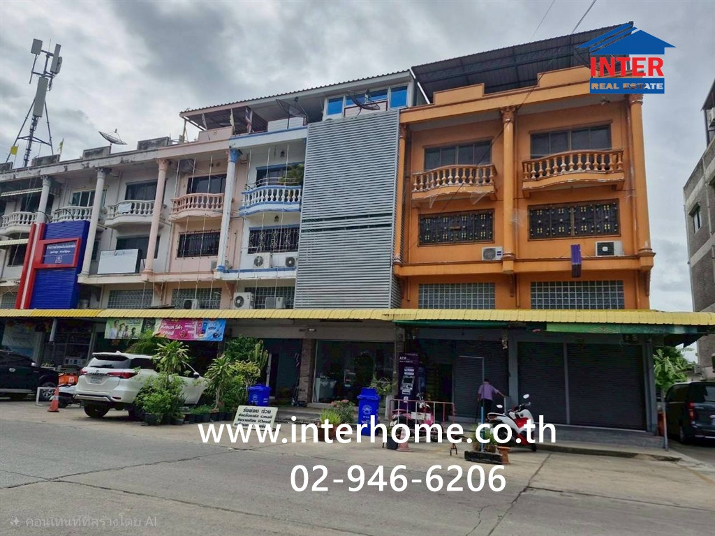 อาคารพาณิชย์ 3.5 ชั้น 35.1 ตร.ว. หมู่บ้านเคหะชุมชนนนทบุรี ซอยติวานนท์-ปากเกร็ด15 ถนนติวานนท์ ปากเกร็ด นนทบุรี – รูปที่ 2