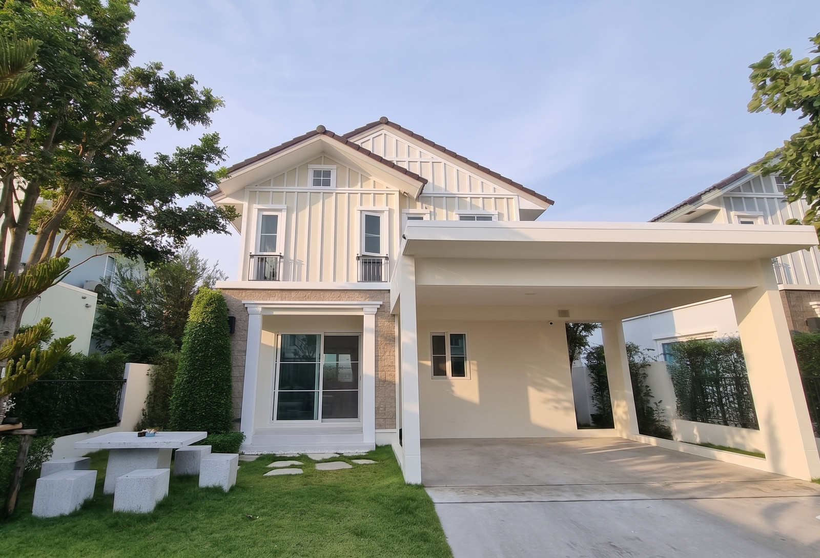 ✨ Single house for rent, Villaggio Srinakarin project, 3 bedrooms, 3 bathrooms, 62 sq m, 4 parking spaces, only 45000 baht 🏡💖 ✨ Single house for rent, Villaggio Srinakarin project, 3 bedrooms, 3 bathrooms, 62 sq m, 4 parking spaces, only 45000 baht 🏡💖