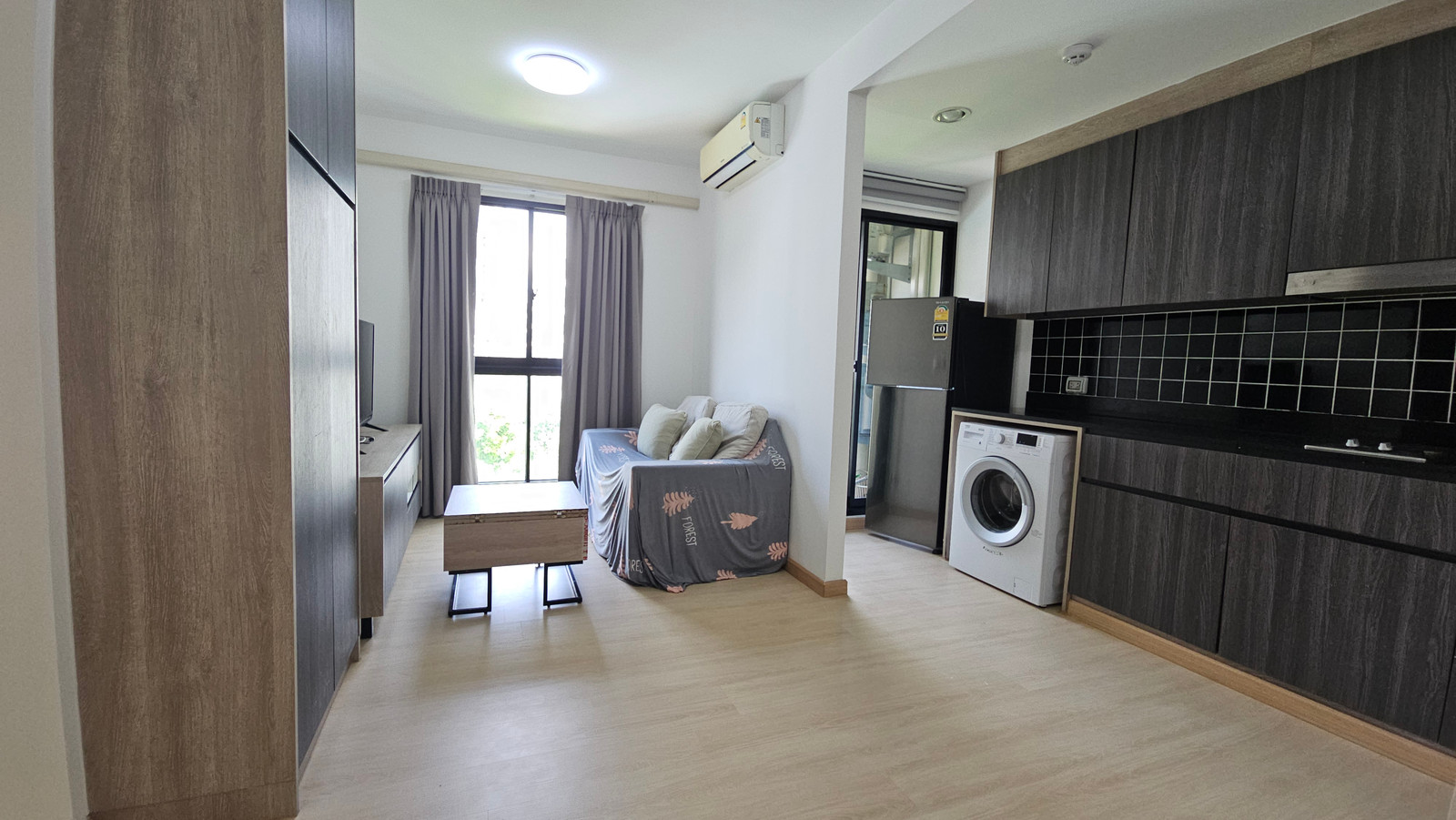 ให้เช่า 2 ห้องนอน  ยูนิโอ สุขุมวิท 72  เฟส 2 วิวสระ – รูปที่ 3