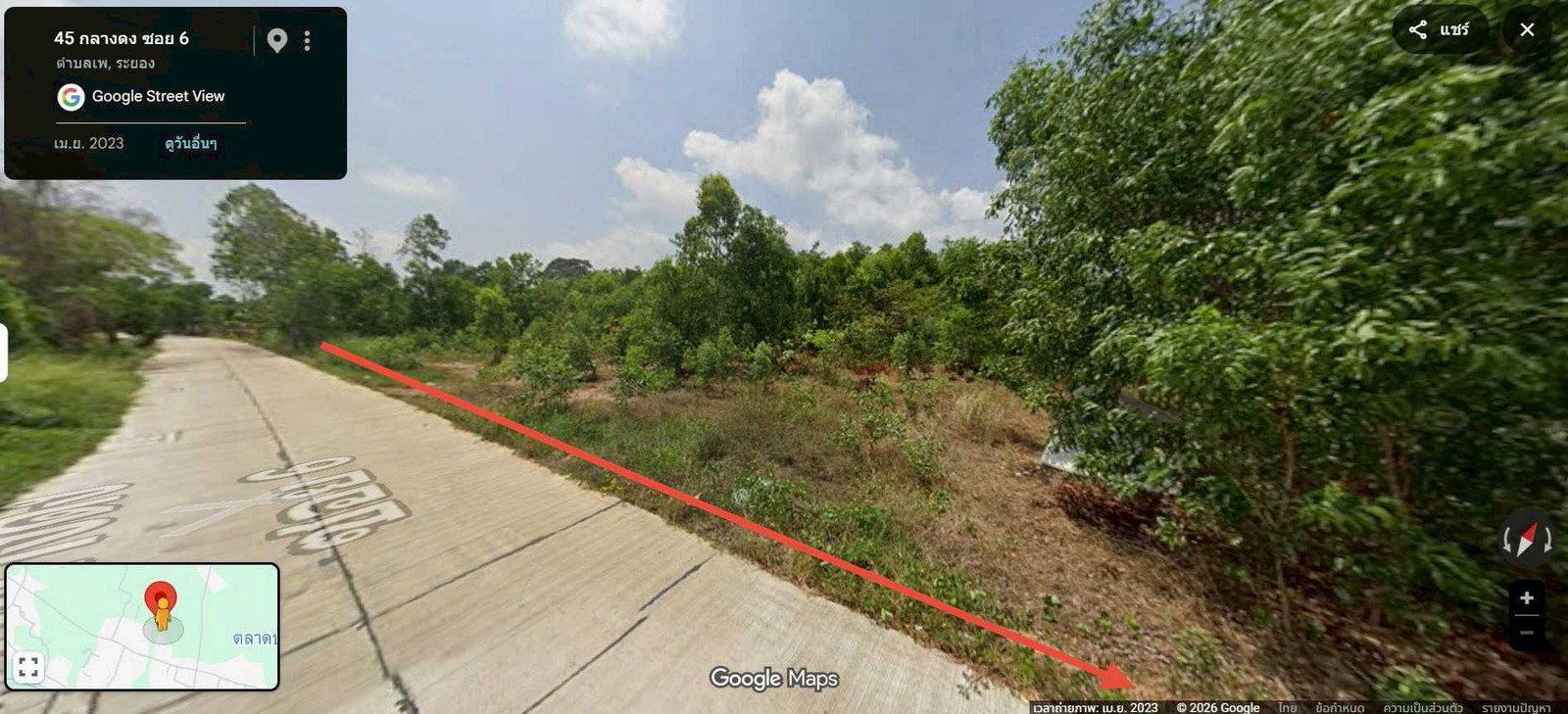 ขายที่ดินเปล่า เนื้อที่ 1 ไร่ ตำบลเพ อำเภอเมืองระยอง จังหวัดระยอง  – รูปที่ 2