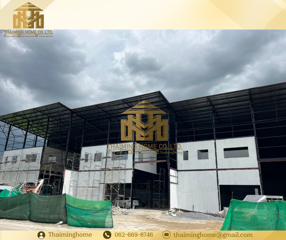 ปล่อยเช่าโกดังสร้างใหม่ ติดถนนใหญ่ ทำเลศักยภาพ สามารถทำหน้าร้านหรือโชว์รูมได้ เขตคลองสามวา กรุงเทพมหานคร (TW07-2526) – รูปที่ 2