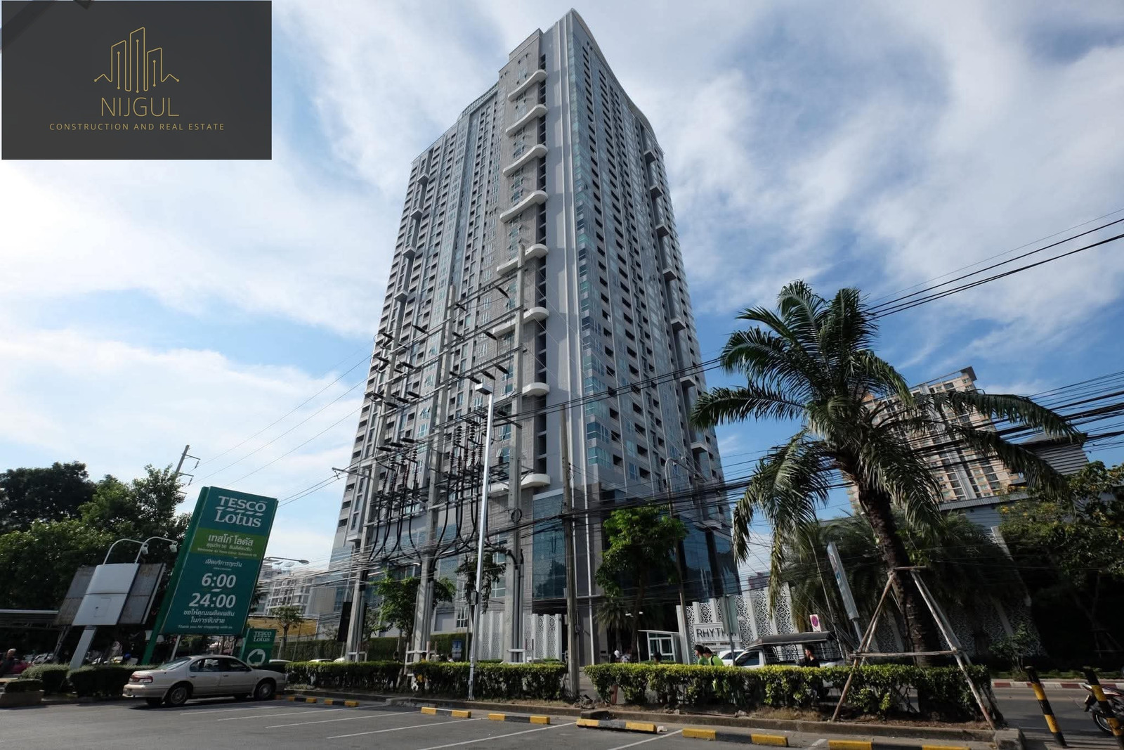 ให้เช่า Rhythm Sukhumvit 50 2 ห้องนอน 2 ห้องน้ำ | 65.87 ตร.ม. | ชั้น 28 ห้องมุม