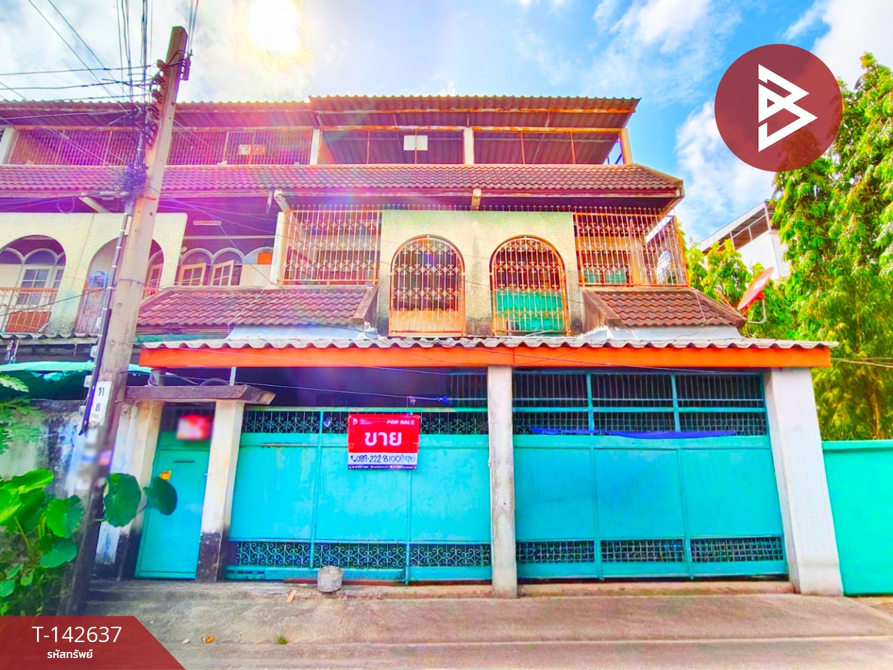 2-story townhouse for sale, area 44 square meters, Kamnan Maen Soi 6, Bangkok, spacious area. 2-story townhouse for sale, area 44 square meters, Kamnan Maen Soi 6, Bangkok, spacious area.