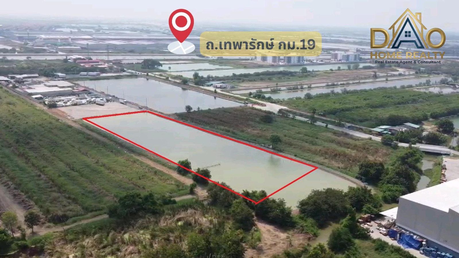 [🔥 Future Logistics Hub] Land for sale on Suvarnabhumi Canal Road, 7 rai 94.4 sq m, opposite WHA, industrial estate center-airport-port, national E-Commerce center! – รูปที่ 4