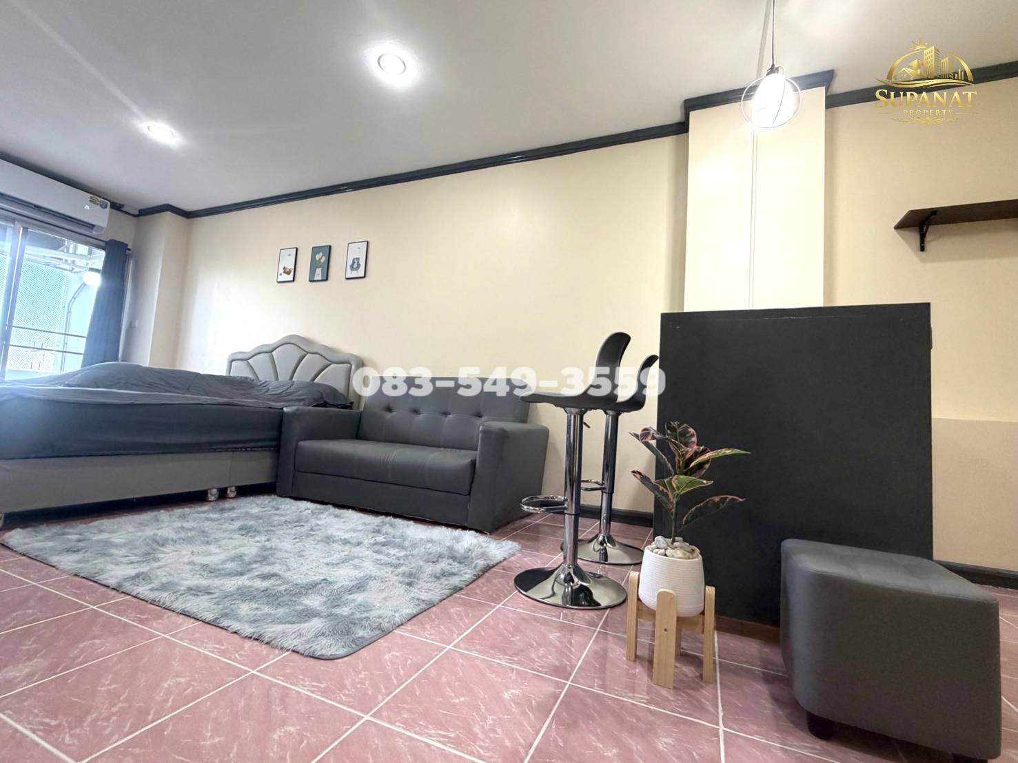 Condo for sale, Rojana Condo, next to Asia Road. Completely renovated, ready to move in, near Rojana Industrial Estate. Ayutthaya – รูปที่ 2