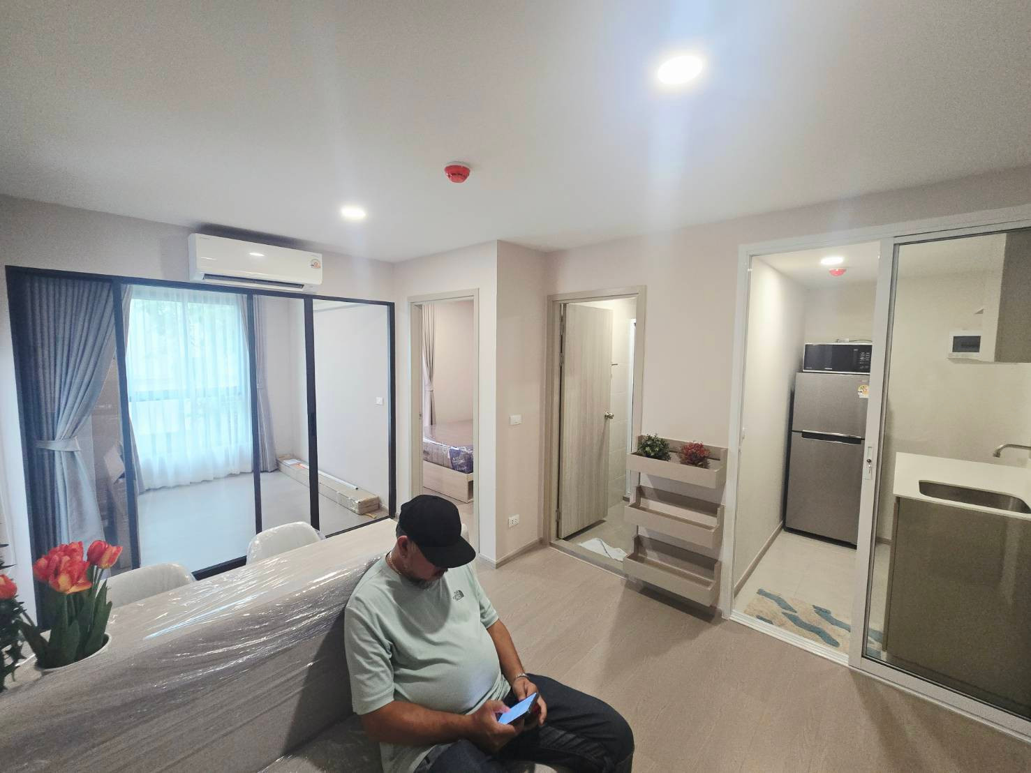 🏡 For rent, Good Day Sukhumvit 93 Type 1 BR Plus ((2 bedrooms, can be decorated by yourself, decorated as desired by the occupants) only 15,000 baht/month✨ New room, first tenant, BTS Bang Chak shuttle bus.