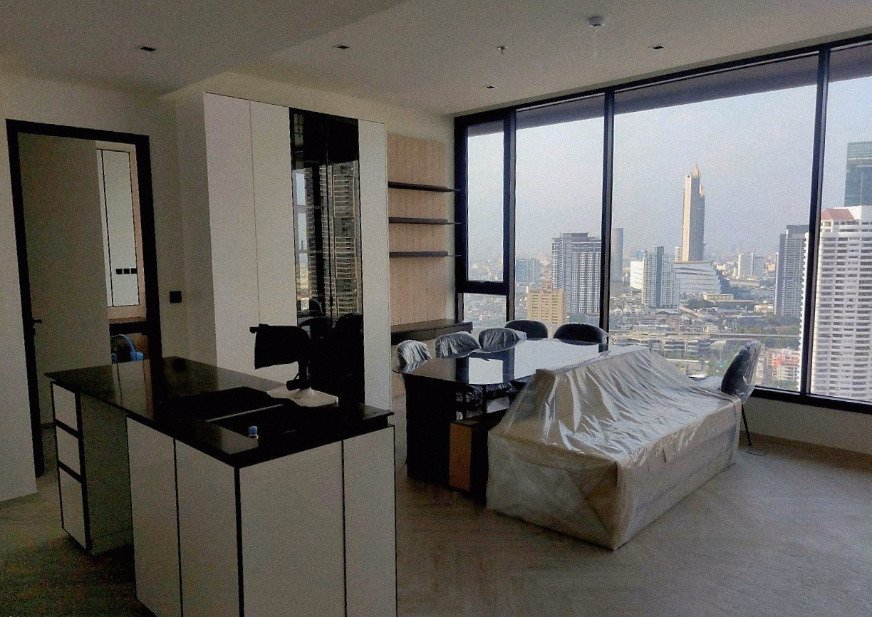 ห้องชั้นสูง วิวไอคอนสยาม built-in ครบพร้อมอยู่ ห้องชั้นสูง วิวไอคอนสยาม built-in ครบพร้อมอยู่