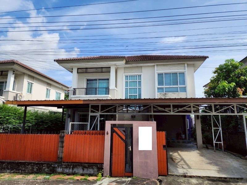 56.3 sq m, 3 bedrooms, 2 bathrooms, 2-story detached house, The Plant, Rama 9, Wongwaen 2. 56.3 sq m, 3 bedrooms, 2 bathrooms, 2-story detached house, The Plant, Rama 9, Wongwaen 2.