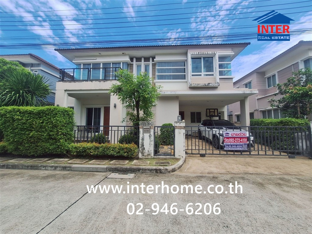 บ้านเดี่ยว 2 ชั้น 60.2 ตร.ว. หมู่บ้านบางกอกบูเลอวาร์ด เทพารักษ์ - วงแหวน ใกล้ตลาดมังกร ถนนเทพารักษ์ ถนนบานา-ตราด เมืองสมุทรปราการ สมุทรปราการ