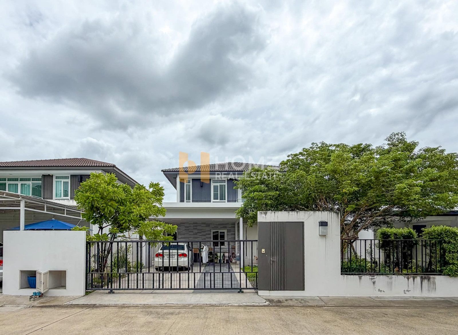 🏡 Rare find! Fully furnished detached house with multiple parking spaces at the best price in the project 🏡 Mantana Ratchaphruek - MahaChesadabodindranusornBridge / 3 Bedrooms (FOR SALE) BALL401
