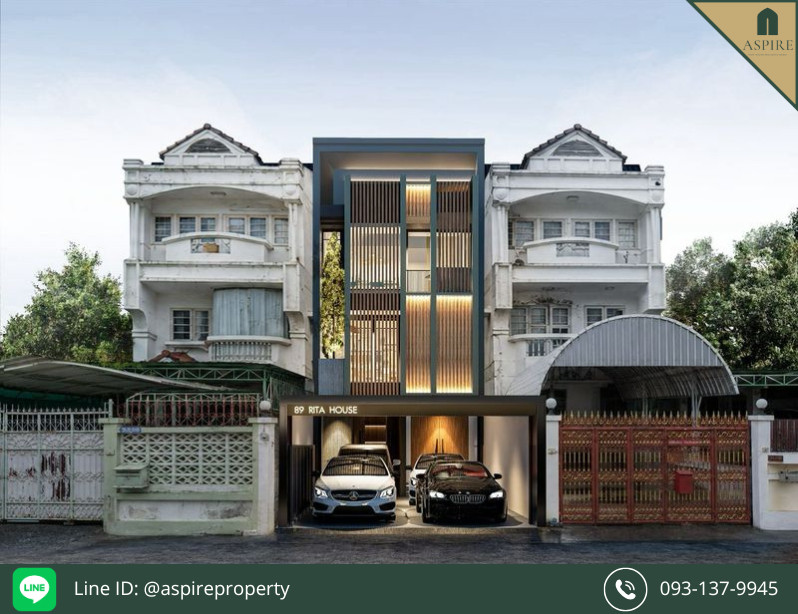 [พรีเซล] 14.9 ล้านบาท ทาวน์โฮม 3 ชั้น ปรับปรุงใหม่ สไตล์โมเดิร์นลอฟท์ ซอยพหลโยธิน 24/ลาดพร้าว 1