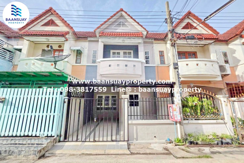 2-story townhouse for sale, Sweet Home Park Village. Bang Kruai-Sai Noi Road