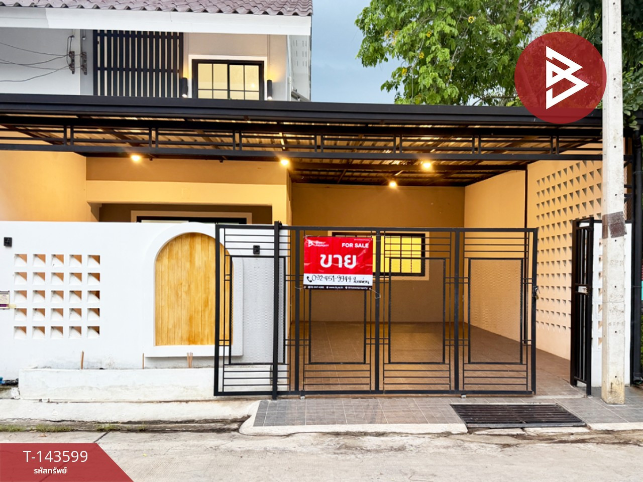 Semi-detached house for sale, Eua-Athorn Village, Ban Sang. Ayutthaya Semi-detached house for sale, Eua-Athorn Village, Ban Sang. Ayutthaya