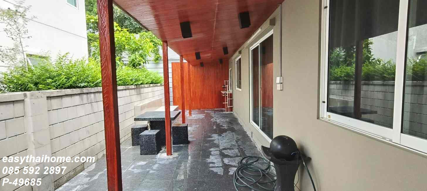 P-49685 ขายบ้านเดี่ยวบรรยากาศเงียบสงบเลี้ยงสัตว์ได้ โซนพระราม3 สีลม โครงการ เซนโทร สุขสวัสดิ์ พระราม 3 บ้าน2ชั้น วิวเมือง Line @easythaihome 085-592-2897 – รูปที่ 2