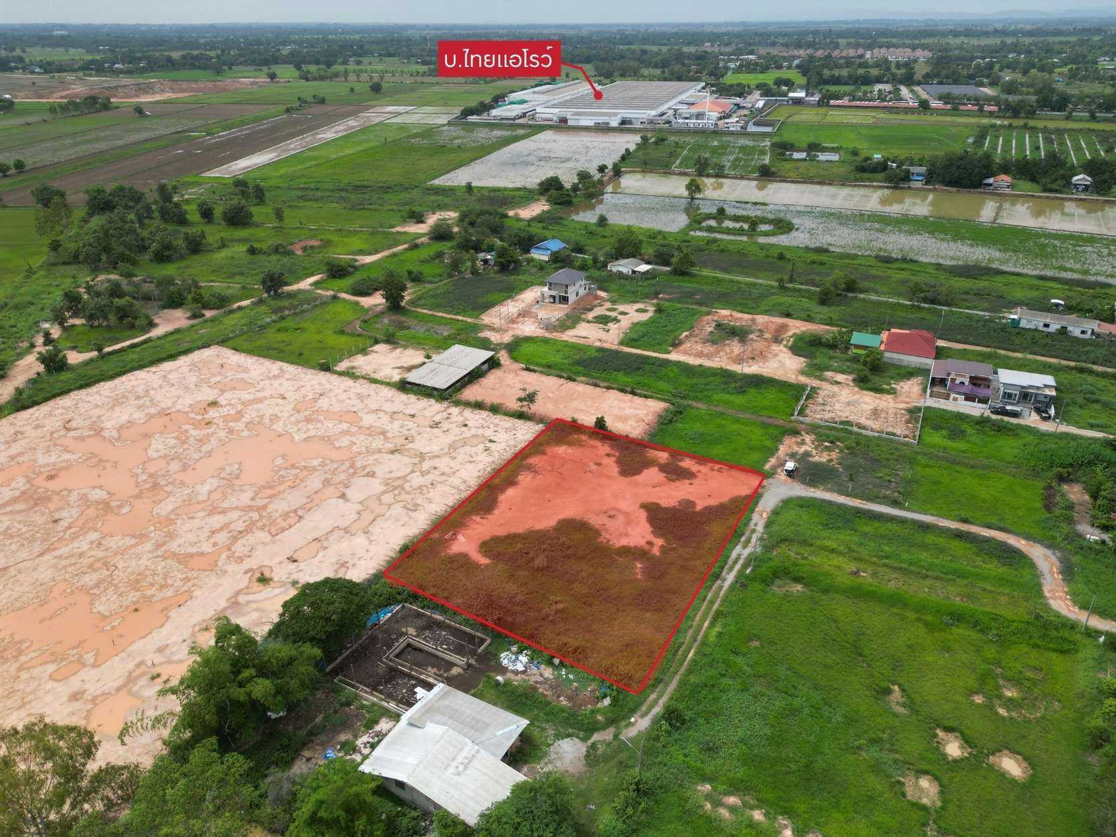Beautiful plot of land, 1 and a half rai in Sa Khlo community. Suitable for building a large house. – รูปที่ 4