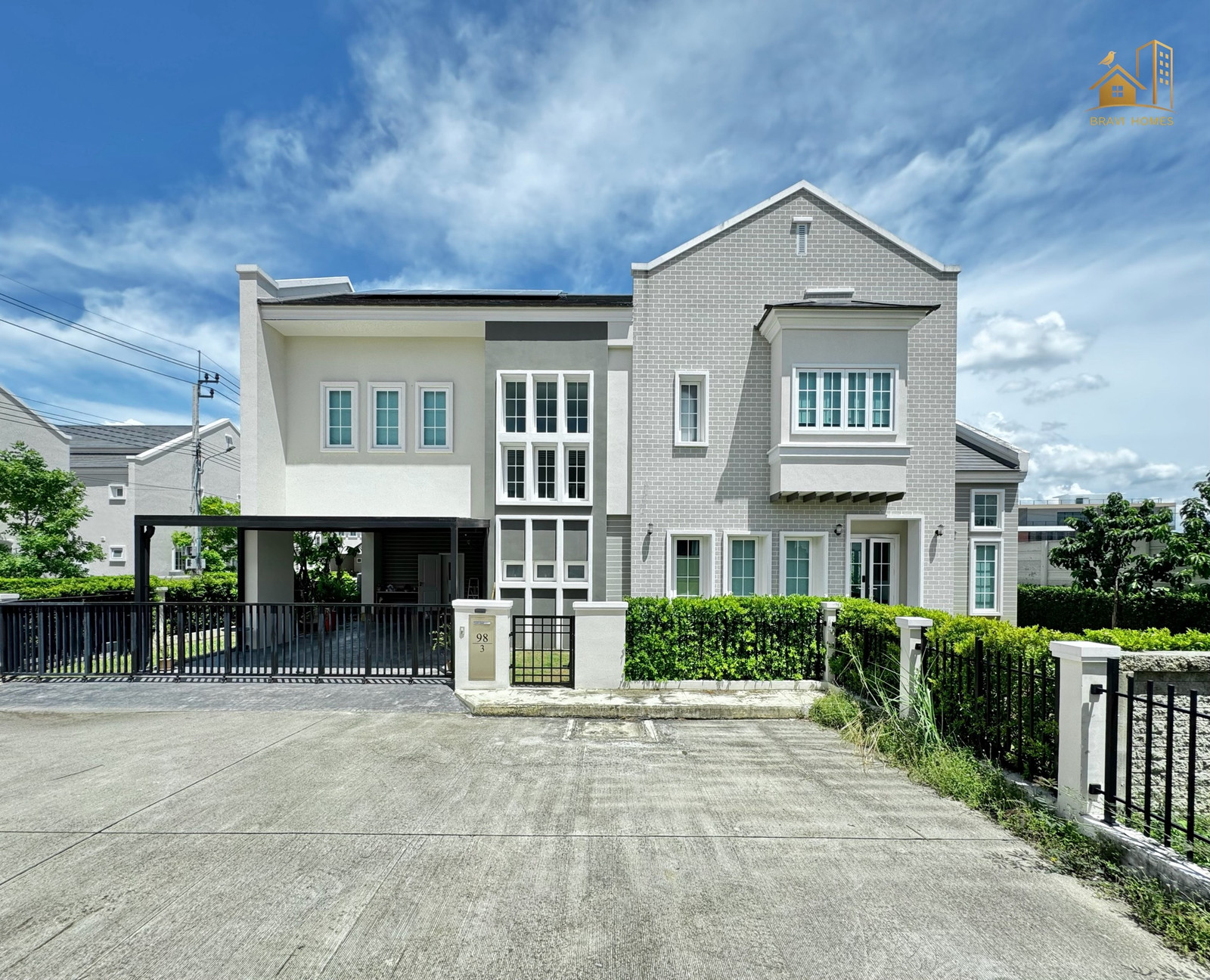 Single house, Thawi Watthana The Mathias, 4 bedrooms, 5 bathrooms, 4 parking spaces, price reduced to 11.9 million ‼️ Single house, Thawi Watthana The Mathias, 4 bedrooms, 5 bathrooms, 4 parking spaces, price reduced to 11.9 million ‼️
