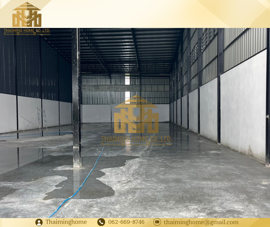 ปล่อยเช่าโกดังสร้างใหม่ ติดถนนใหญ่ ทำเลศักยภาพ สามารถทำหน้าร้านหรือโชว์รูมได้ เขตคลองสามวา กรุงเทพมหานคร (TW07-2526) – รูปที่ 3