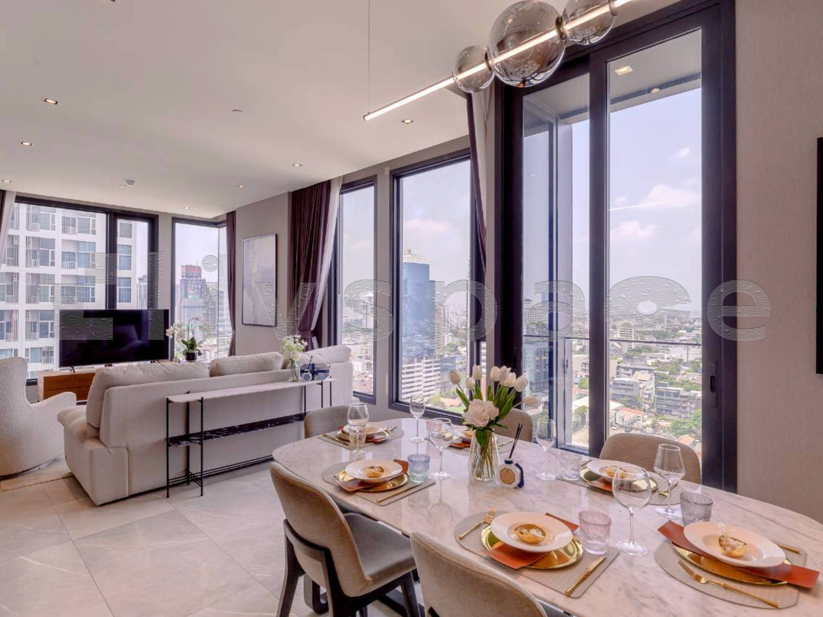 ▚ LJ189ツ ขาย: Hyde Heritage Thonglor 3BR 130ตร.ม. คอนโดหรูชั้นสูง ห้องใหญ่หายาก ตกแต่งสวย พร้อมอยู่ – รูปที่ 4