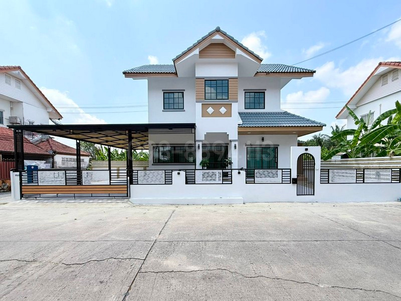 ขายบ้านเดี่ยว 2 ชั้น ม.ประภาวรรณ มีนบุรี กรุงเทพ เนื้อที่ 59 ตรว 4นอน 2น้ำ หลังบ้านโล่ง ใกล้มหาวิทยาลัยเกษมบัณฑิต ขายบ้านเดี่ยว 2 ชั้น ม.ประภาวรรณ มีนบุรี กรุงเทพ เนื้อที่ 59 ตรว 4นอน 2น้ำ หลังบ้านโล่ง ใกล้มหาวิทยาลัยเกษมบัณฑิต