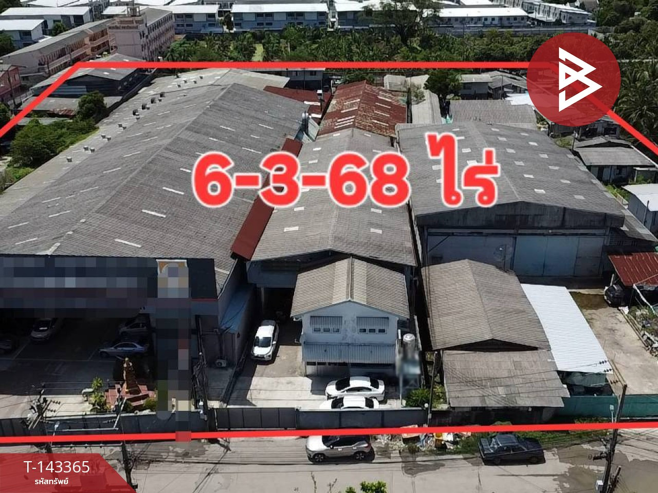 Land for sale, area 6 rai 3 ngan 68 sq m, Chom Thong, Bangkok