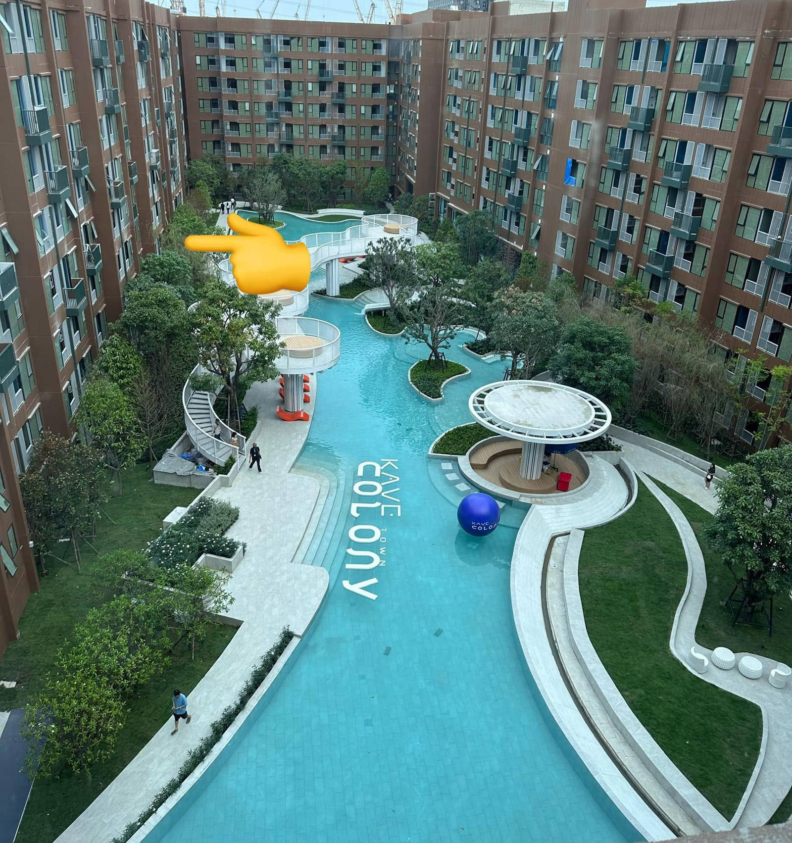 💖 ห้องโทนดำ หายาก! Kave Town Colony วิวสระ แต่งสวย พร้อมอยู่ ใกล้ ม.กรุงเทพ – รูปที่ 2