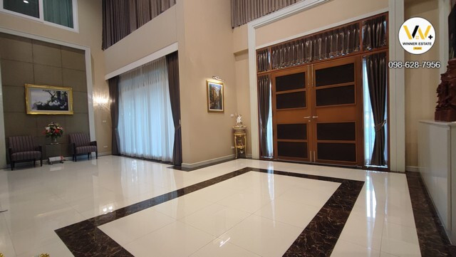 ให้เช่าบ้านเดี่ยวหรู คฤหาสน์หรู บ้านเดี่ยวเอื้อสุขพัฒนาการ ไร่ครึ่ง พื้นที่ 950 ตรม แต่งสวย – รูปที่ 3