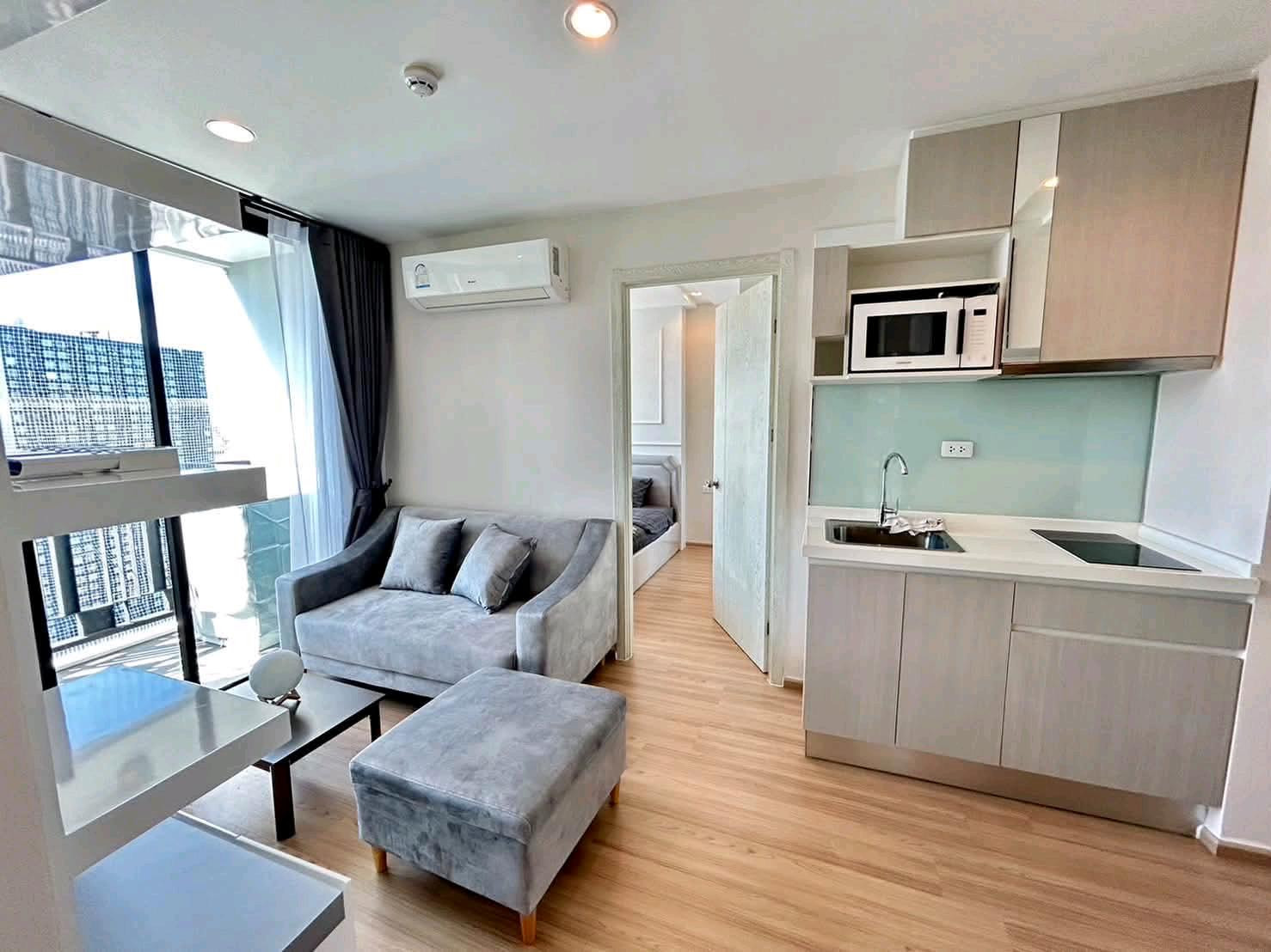✨🚇 High floor condo, 30th floor, 2 bedrooms, 2 bathrooms, fully furnished. Ready to move in, On Nut location, convenient travel, near BTS On Nut. – รูปที่ 2
