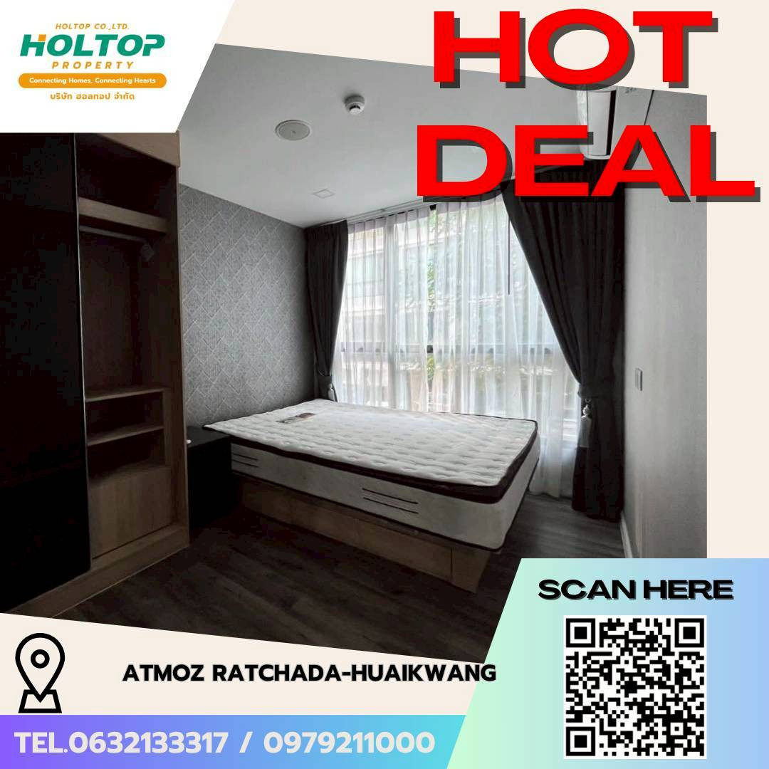 #L799 🎉 23/06/2026 Condo for Rent: Atmoz Ratchada–Huaikwang (Ref: S5623) #L799 🎉 23/06/2026 Condo for Rent: Atmoz Ratchada–Huaikwang (Ref: S5623)