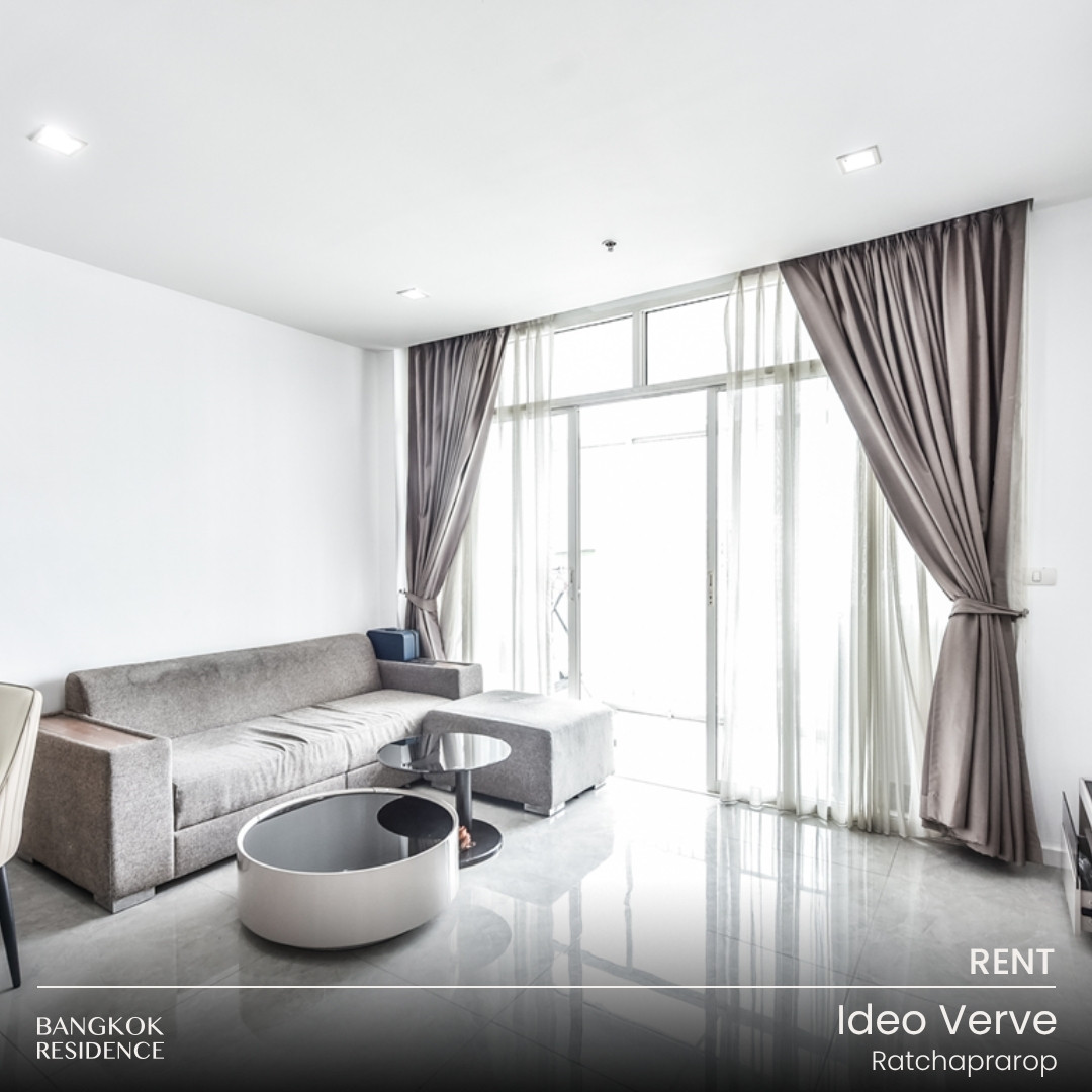  เช่าคอนโด 🌠 Ideo Verve Ratchaprarop 2นอน 72ตร.ม. 30k 💚 ว่าง! ห้องใหญ่ เฟอร์ครบใกล้ ARL ราชปรารภ 
