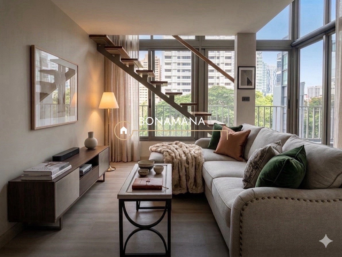 Luxury Duplex Apartment for rent in Thonglor (BTS Thonglor 800m)