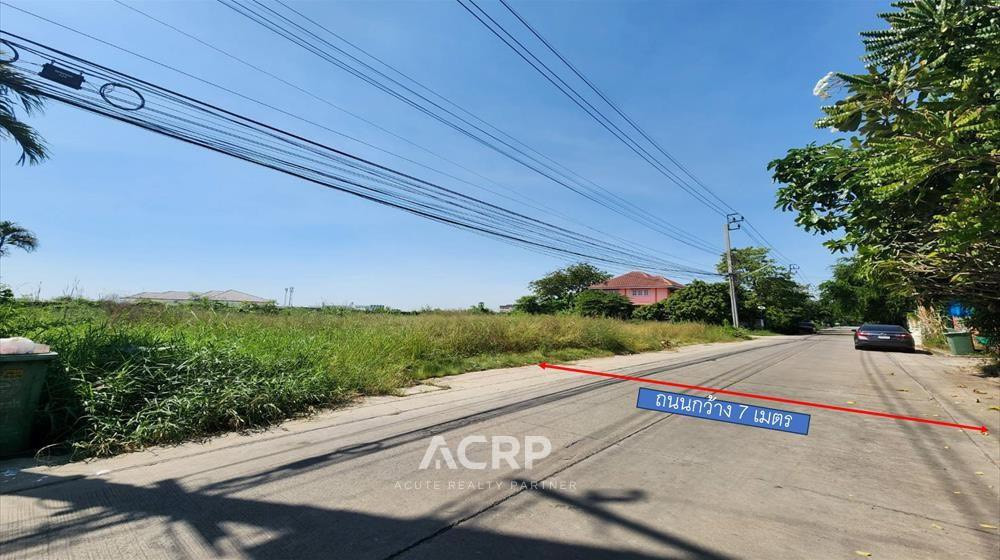 ขายที่ดินเปล่า ถมแล้ว หมู่บ้านวโรชา 5 บางบ่อ บางเพรียง เหมาะสร้างบ้าน – รูปที่ 3