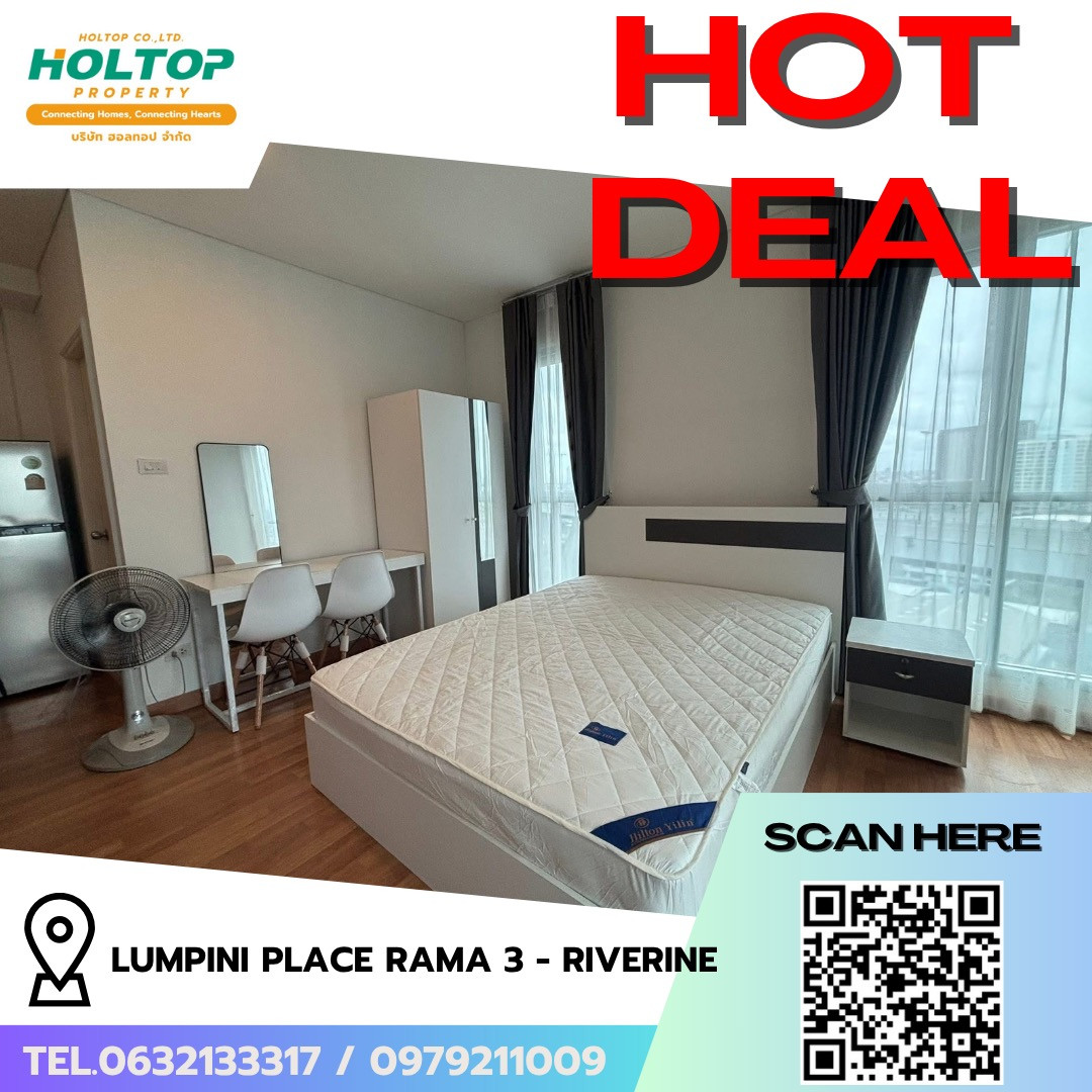 #R10350 🎉 200669 Condo for rent Lumpini Place Rama 3 - Riverine #R10350 🎉 200669 Condo for rent Lumpini Place Rama 3 - Riverine