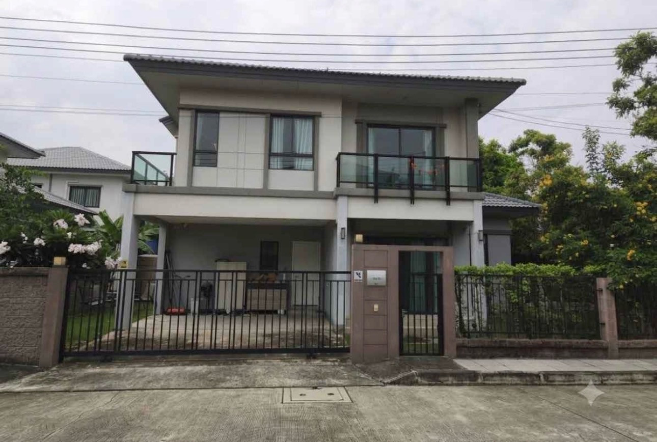 Single-Detached Corner House for Rent  Project : Passorn Don Mueang – Dhupatemi