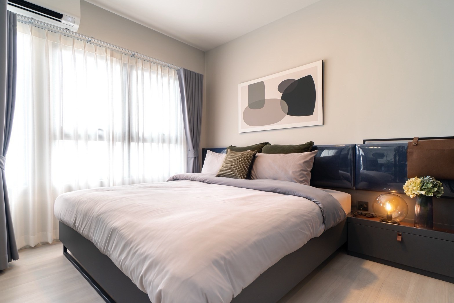 💙@condocurator 📍 For rent The Key MRT Phetkasem 48, beautiful room with washing machine [PM5527]
