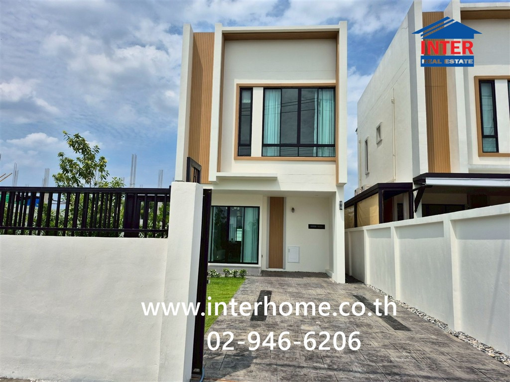 บ้านเดี่ยว 2 ชั้น 38.3 ตร.ว. หมู่บ้านแสนรัก พาร์ควิลล์ รามอินทรา-มีนบุรี ใกล้ตลาดมีนบุรี ซอยสุวินทวงศ์22/1 ถนนสุวินทวงศ์ ถนนรามคำแหง ถนนร่มเกล้า เขตมีนบุรี กรุงเทพมหานคร